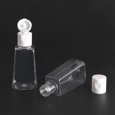 20ml 30ml 60ml 80ml Travel Pet Plastic Squeeze Bottle Hand Sanitizer Bottle Washing Gel Bottle With Flip Cap