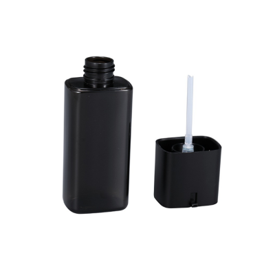 Custom Luxury Container100ml Black Pet Rectangular Lotion Pump Bottle