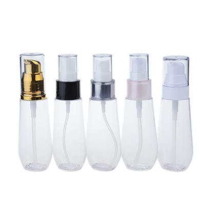 Portable Travel Refillable 30ml 60ml 120ml Petg Lotion Clear Plastic Bottle