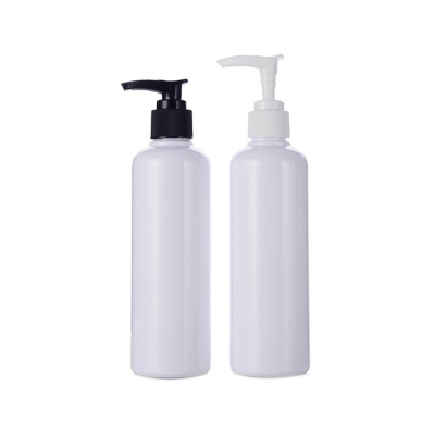 Custom Personal Care 250ml White Pet Plastic Lotion Pump Bottle