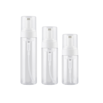 Clear White Blue Empty100Ml 150Ml 200Ml Pet Cosmetic Liquid Soap Dispenser Foam Pump Bottle