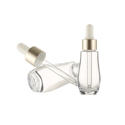 Facial Essential Oil Bottle Petg Plastic Press PumpCosmetic Serum Dropper Bottle