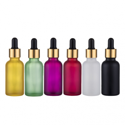 10ml 15ml 20ml 30ml 50mll 100ml  Black Pink Blue Green Yellow Amber Glass Eliquid Bottle Essential Oil Bottle