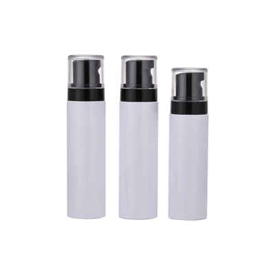 Stock Cosmetic Bottle 80Ml 100Ml 120Ml Frosted Clear White Cylinder Pet Lotion Bottle