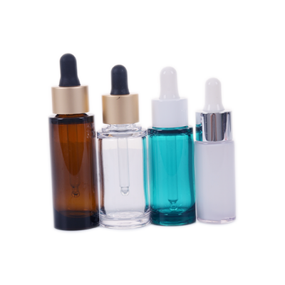 15ml 30ml 50ml Colorful Cosmetic PETG Plastic Dropper Bottle For Essential Oil